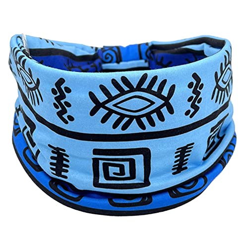 Dehnbares Haarband für Damen, afrikanisches Stirnband, bedrucktes Haarband, Mädchen, Yoga, Workout, Stirnband, Sport-Stirnband, Haar-Accessoires, breites elastisches Stirnband, afrikanisches von YIZITU