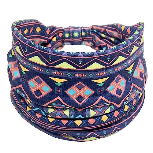 Dehnbares Haarband für Damen, afrikanisches Stirnband, bedrucktes Haarband, Mädchen, Yoga, Workout, Stirnband, Sport-Stirnband, Haar-Accessoires, breites elastisches Stirnband, afrikanisches von YIZITU