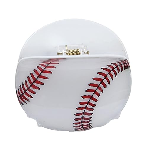 Einzigartige Haarspange für Damen, Baseball-/Basketball-/Fußball-Design, cooles Mädchen, Haarspangen, Outdoor-Sport, Kopfschmuck, Fußball-Haarklammer von YIZITU