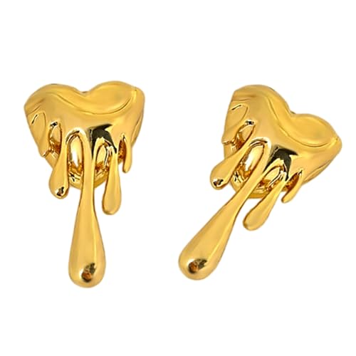Einzigartige Herzschmelzohrringe Accessoires Trendy Heart Designs Ohrringe Accessoire Für Mode Forward Frauen Täglich Look Frauen Modeaccessoires von YIZITU