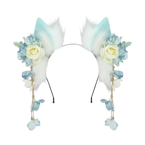 Elastisches Tierohr Hair Accessoire Für Anime Kleid Styling Soft Plüsch Design Kulturfestival Outfit Enhancer Animal Ohr Cosplays Kopfstücke Kopfstücke von YIZITU
