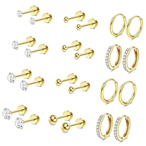 Elegante Ohrringe Set Mit Komfortablen Funktionen Tragbares Zubehör Zum Verbesserung Ihres Blicks Auf Alle Stilvolle Outfits Edelstahlschmuck von YIZITU