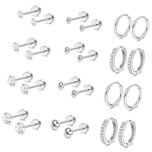 Elegante Ohrringe Set Mit Komfortablen Funktionen Tragbares Zubehör Zum Verbesserung Ihres Blicks Auf Alle Stilvolle Outfits Edelstahlschmuck von YIZITU