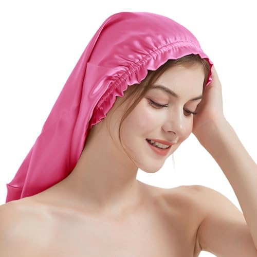 Eleganter Damen-Nachtwäsche-Hut, atmungsaktive Seide, Kopfbedeckung, Hut, Maulbeeren, Seidenhut, Haarpflege für Damen von YIZITU