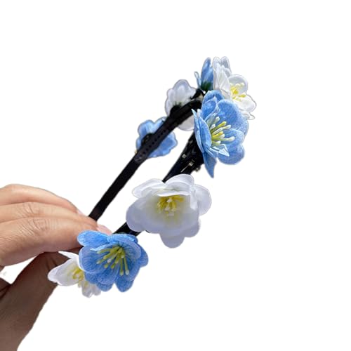 Elegantes Blumen-Haarband, realistisches Blumen-Stirnband für Mädchen, trendiges Modell, Show, Aufführungen, Hochzeit, Party, Schmuck, Blumen-Haarbänder für Frauen, Blumen-Stirnband für Mädchen, von YIZITU