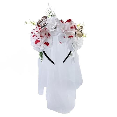 Elegantes Braut-Haarband für Kinder, Halloween, Kopfbedeckung, bequeme Stirnbänder von YIZITU