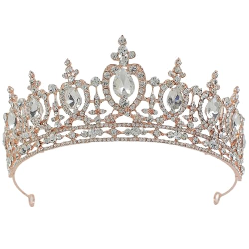 Elegantes Kronen-Stirnband für Junggesellinnenabschied, Brautschmuck, Strass-Kronenstück von YIZITU