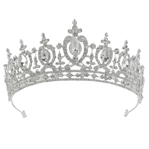 Elegantes Kronen-Stirnband für Junggesellinnenabschied, Brautschmuck, Strass-Kronenstück von YIZITU