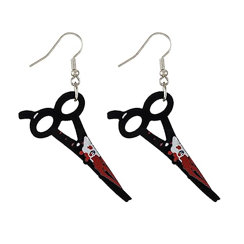 Fashion Halloween Ohrschmuck Einfache Halloween Dangle Ohrringe Acrylmaterial Exquisite Ohrhaken Für Frauen Mädchen Anhänger Ohrringe von YIZITU