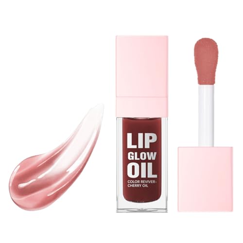 Feuchtigkeitsspendender Lipgloss Transparenter Balsam Für Lang Anhaltende Plumpe Lippen Und Feuchtigkeitsspendende Nahrhafte Lippenöl Für Frauen Mädchen Glänzend von YIZITU