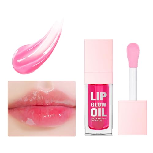 Feuchtigkeitsspendender Lipgloss Transparenter Balsam Für Lang Anhaltende Plumpe Lippen Und Feuchtigkeitsspendende Nahrhafte Lippenöl Für Frauen Mädchen Glänzend von YIZITU