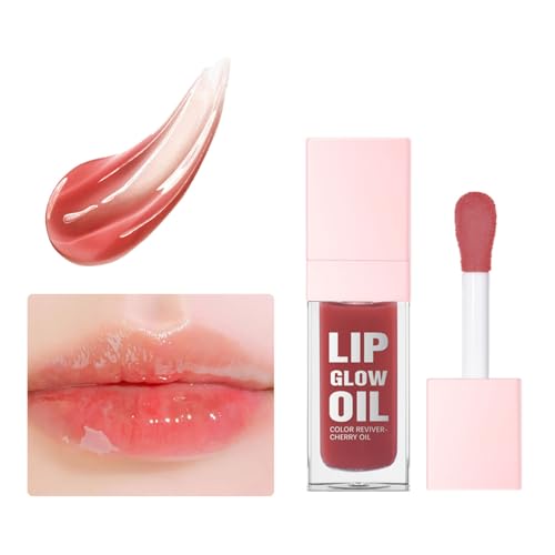 Feuchtigkeitsspendender Lipgloss Transparenter Balsam Für Lang Anhaltende Plumpe Lippen Und Feuchtigkeitsspendende Nahrhafte Lippenöl Für Frauen Mädchen Glänzend von YIZITU