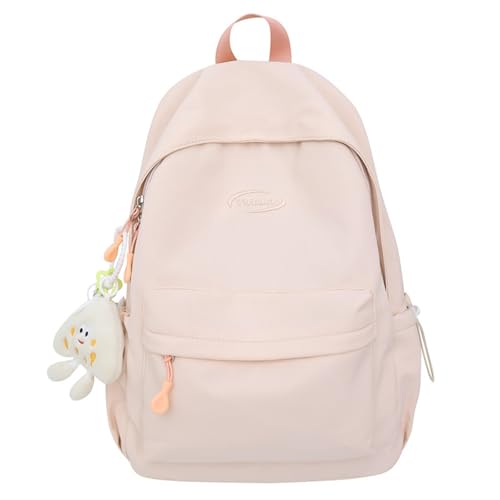 Frauen Rucksack Einfarbig Rucksack Student Schule Rucksack Alle Passenden Daypacks Koreanische Stile Rucksack Reise Rucksack von YIZITU