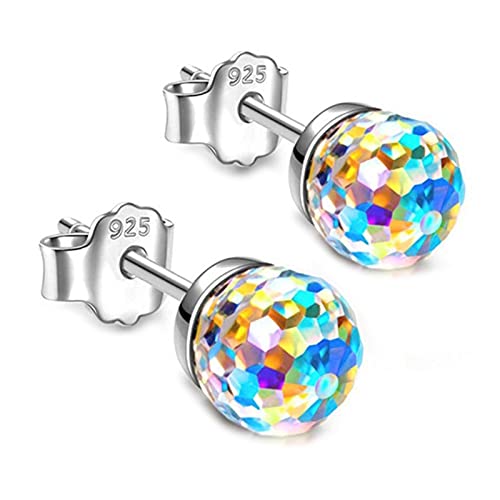 Funkelnde Ohrringe, Kristall-Ohrring, Geburtsstein-Ohrring, Modeschmuck, Ehefrau, Mutter, Kristall-Ohrringe für Frauen von YIZITU