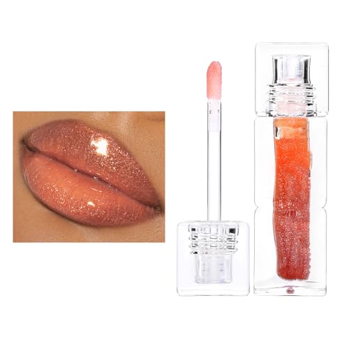 Glitzer Flüssiger Lippenstift Feuchtigkeitsspenstig Feuchtigkeitsspendende Lipgloss Frauen Funkeln von YIZITU