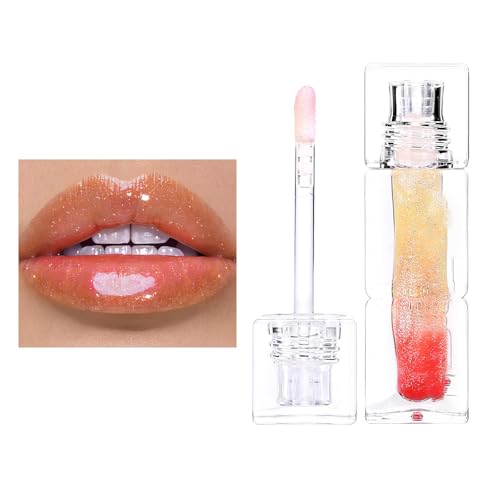 Glitzer Flüssiger Lippenstift Feuchtigkeitsspenstig Feuchtigkeitsspendende Lipgloss Frauen Funkeln von YIZITU
