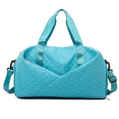 Große Reisetasche für Damen und Herren, Sporttasche mit nassen Taschen, Schultertaschen für Outdoor-Ausflüge und tägliche Pendler, Yoga, Duffle Bag, seeblau, Mass Beauty Große Reisetasche für Damen und Herren, Sporttasche mit nassen Taschen, Schultertaschen für Outdoor-Ausflüge und tägliche Pendler, Yoga, Duffle Bag, seeblau, Mass Beauty von YIZITU