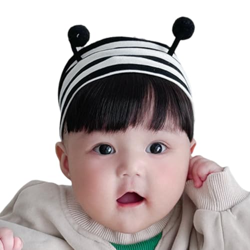 Haarband für Babys, Mädchen, mit Haarteil, modisches Toupet, dekoratives Haarband mit einzigartigen Dekorationen von YIZITU