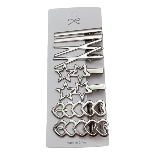 Haarspange mit Entenschnabel-Motiv, süßes silberfarbenes Design für Damen, Teenager, dünnes Haar, Haar-Accessoires von YIZITU