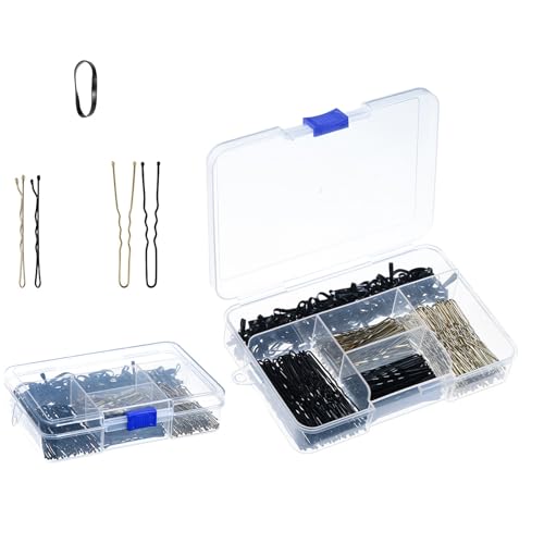 Haarstyling-Set mit seitlichen Anstecknadeln und Haargummis für Damen, elegante und lässige Frisuren, Haarflechtzubehör von YIZITU