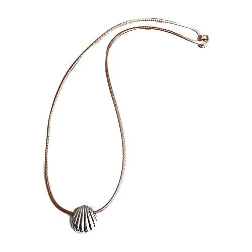 Herz/Muschel Anhänger Halsketten Y2K Stil Liebes/Schale Anhänger Chokers Seil Halsketten Party Schmuck Geschenk Für Frauen Mädchen Herz Halskette von YIZITU