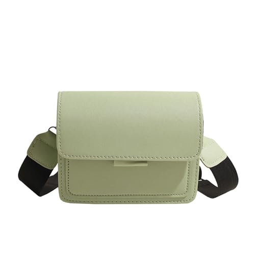 Kleine Umhängetasche im modernen koreanischen Stil, funktionelle Umhängetasche aus PU-Leder mit verstellbarem Riemen für verschiedene Anlässe, PU-Leder-Geldbörse, Bean Green, One Size Kleine Umhängetasche im modernen koreanischen Stil, funktionelle Umhängetasche aus PU-Leder mit verstellbarem Riemen für verschiedene Anlässe, PU-Leder-Geldbörse, Bean Green, One Size von YIZITU