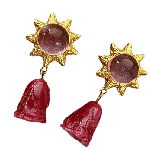 Kristall-Sonnenblumen-Ohrstecker, Vintage-Rosen-Anhänger, bequemes Tragen, Damen-Accessoires für den täglichen Gebrauch, Kristall-Ohrstecker Kristall-Sonnenblumen-Ohrstecker, Vintage-Rosen-Anhänger, bequemes Tragen, Damen-Accessoires für den täglichen Gebrauch, Kristall-Ohrstecker von YIZITU