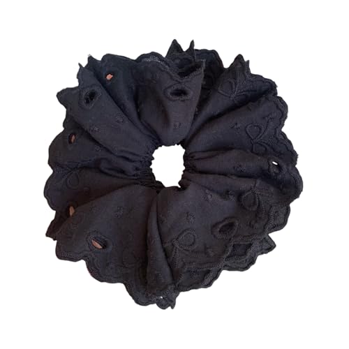 Lacy Haargummi, elastisch, mehrlagig, französische Haarringe für elegante Hochsteckfrisuren, geeignet für langes Haar von YIZITU