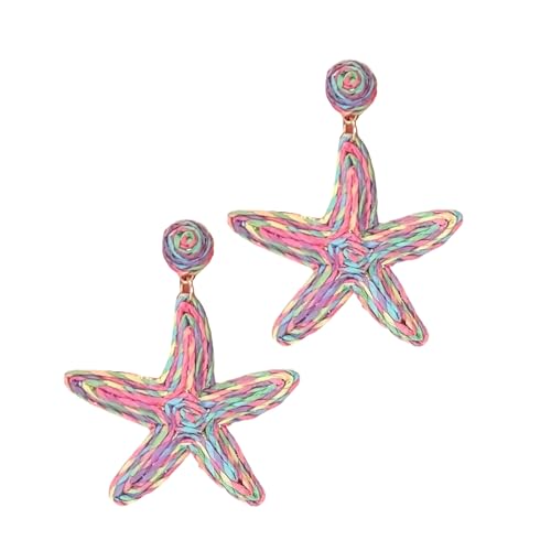 Large Seestarfishes Hoop Ohrring Statement Spikes Ohrring Geometrische Celestials Designs Für Mode Enthusiasten Casual Wear Seestarfish Ohrringe von YIZITU