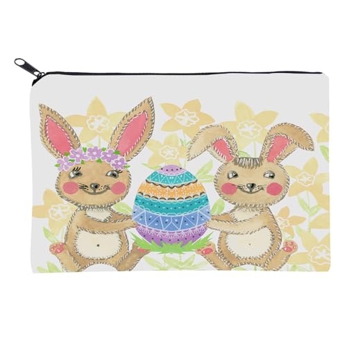 Make-up-Tasche für Ostern, Kulturbeutel, Kosmetik, Aufbewahrungstasche für Körperpflege, Handtasche, Lippenstift, Ostern, Mädchen, natürliches Make-up, Fxbd4012, Mass Beauty von YIZITU
