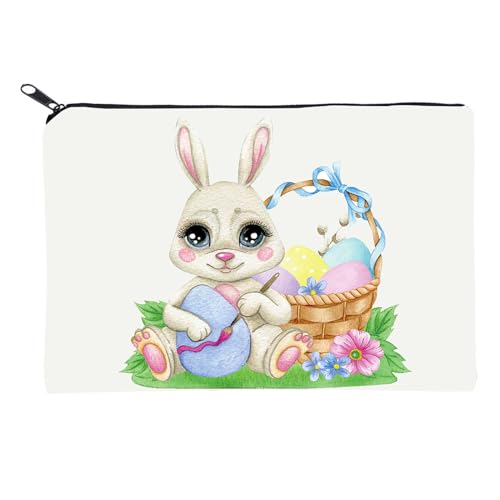 Make-up-Tasche für Ostern, Kulturbeutel, Kosmetik, Aufbewahrungstasche für Körperpflege, Handtasche, Lippenstift, Ostern, Mädchen, natürliches Make-up, Fxbd4014, Mass Beauty von YIZITU