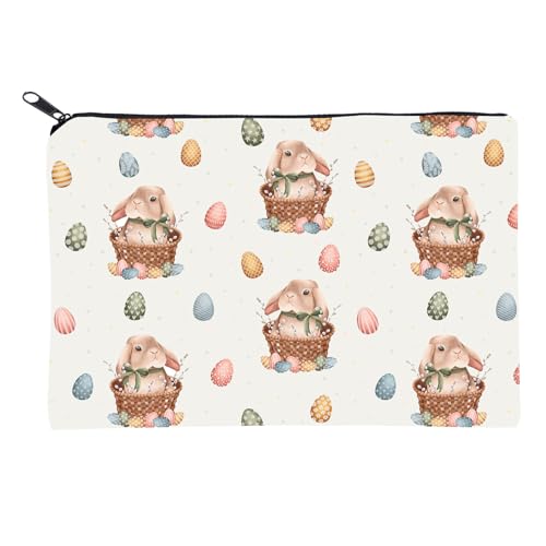 Make-up-Tasche für Ostern, Kulturbeutel, Kosmetik, Aufbewahrungstasche für Körperpflege, Handtasche, Lippenstift, Ostern, Mädchen, natürliches Make-up, Fxbd4015, Mass Beauty von YIZITU