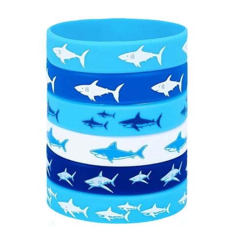 Marine Animal Silicon Armbänder Für Erwachsene Kinder Wasserfeste Komfort Anpassung Verstellbarer Größen Handgelenk Zubehör Marine Silikon Armband von YIZITU