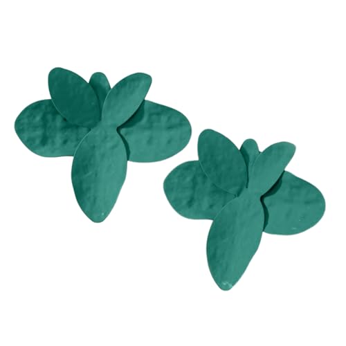Mehrzweck-Blumen-Ohrstecker, groß, elegant, minimalistisch, stabile Metall-Blütenblätter, Designs für elegante Anlässe, tragen Sie Blumenohrringe, Einheitsgröße, Wie beschrieben, Wie beschrieben von YIZITU