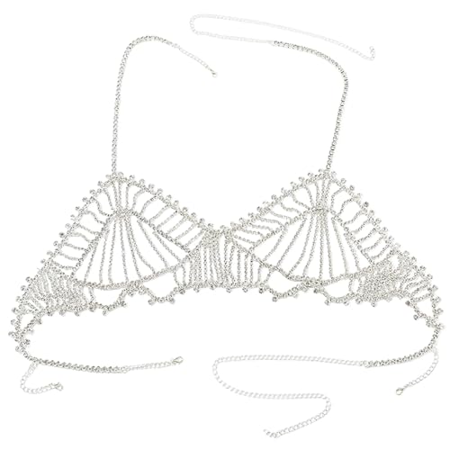 YIZITU Mode Körperkiste Kette Schmücken Auffällige Legierung Legierung Körper Brustkette Trendy Accessoire Für Mode Forward Women Stylish Schmuck von YIZITU