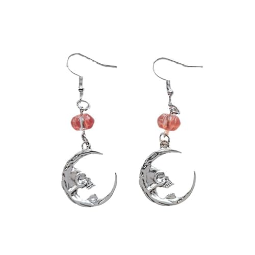 Modeanhänger Ohrring Sweet Cool Star Skelett Bär Bowknot Zauber Ohrringe von YIZITU