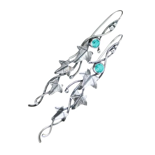 Moderne Ohrhänger mit Blattmuster, Kristall, bequeme Ohrhänger mit Pflanzenmotiven, für den täglichen Gebrauch und Partys, von der Natur inspirierter Schmuck, Einheitsgröße, Wie beschrieben, Wie Moderne Ohrhänger mit Blattmuster, Kristall, bequeme Ohrhänger mit Pflanzenmotiven, für den täglichen Gebrauch und Partys, von der Natur inspirierter Schmuck, Einheitsgröße, Wie beschrieben, Wie von YIZITU