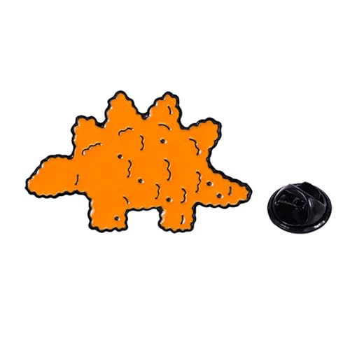 Modische Anstecknadel mit raffinierten Tieren und tropfendem Öl-Design, kontrastierendes Accessoire für Partyzubehör, Kostüme, Unisex-Accessoires, Einheitsgröße, Wie beschrieben von YIZITU