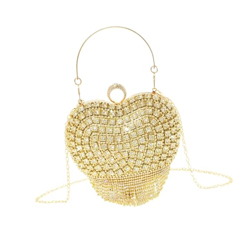 Modische Damen-Abendtasche, einzigartige Schulter-Geldbörse mit Quasten und Kunstperlen, Dekorationen für Abendveranstaltungen, siehe abbildung von YIZITU
