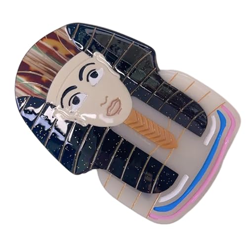 Modische Haarklammer mit ägyptischem Design, starker sicherer Haarklammer für kulturelle Veranstaltungen und Themenpartys von YIZITU