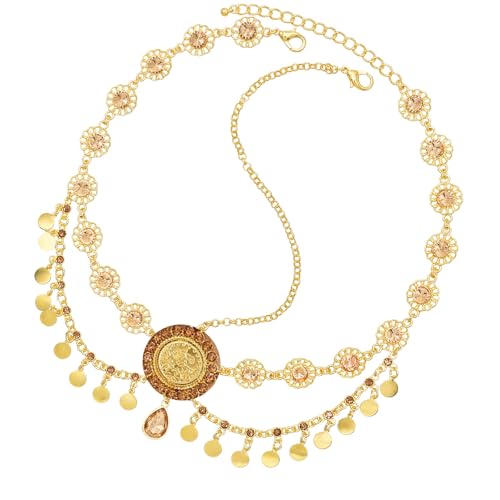 Modische Pailletten Quasten Stirnbänder Stilvolle Kopfbedeckung Kreative Kopfkette für verschiedene Haartypen von YIZITU