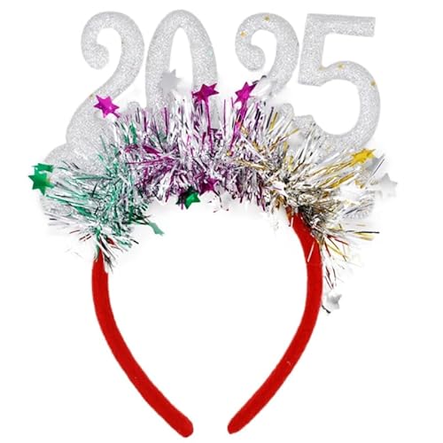 Modischer goldener Haarschmuck für Silvester 2025 Party Highlight Kopfbedeckung von YIZITU