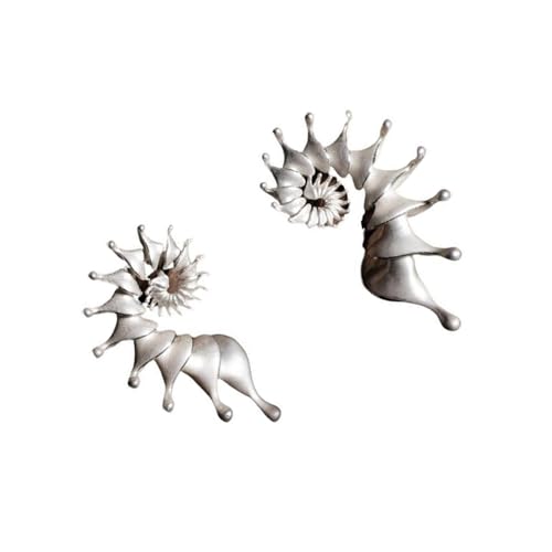 Muschel-Ohrstecker, matt, strukturierte Oberflächen, leicht, bequem, Schmuck für Damen, für den täglichen Gebrauch und besondere Anlässe, Legierung Muschel-Ohrstecker, matt, strukturierte Oberflächen, leicht, bequem, Schmuck für Damen, für den täglichen Gebrauch und besondere Anlässe, Legierung von YIZITU