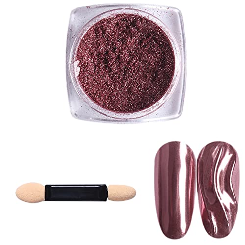 Nagelkunst Effekt Chrompigmentpulver Pulver Staub Chrom Nagelpulver Maniküre Kunstdekor Für W/Lidschatten St. Glitzer Staub Holographie Acryl Für Gelpolitur von YIZITU