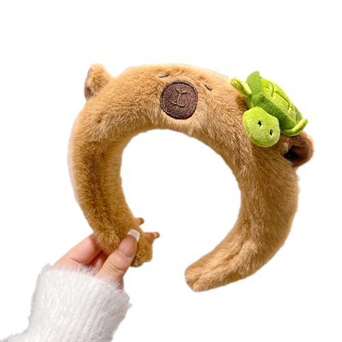 Niedlicher Haarreif in Capybara-Form für Damen, Spa, Waschen, Gesicht, Make-up, Stirnband für Fotografie, Weihnachten, Party, Haar-Accessoires von YIZITU