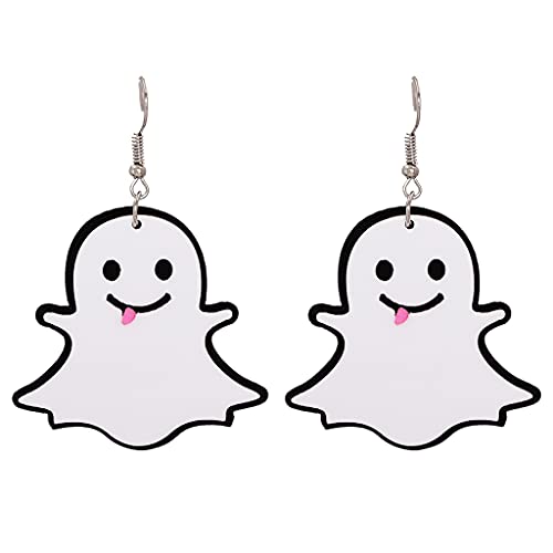 Ohrringe Für Frauen Mode Ohrhöhe Hip Hop Girls Geschenk Übertrieben Spezial Schreckliche Gruselige Halloween Für Cross Bat Skelet Halloween Themen Ohrringe von YIZITU