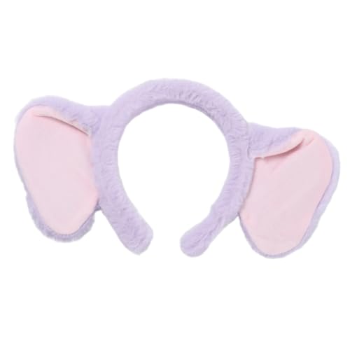 Plüsch Elefant Cartoon Stirnband Für Kinder Haarstücke Kopfbedeckung Weiches Haar Accessoire Für Make Up Und Hautpflege Säuglingskostümzubehör von YIZITU