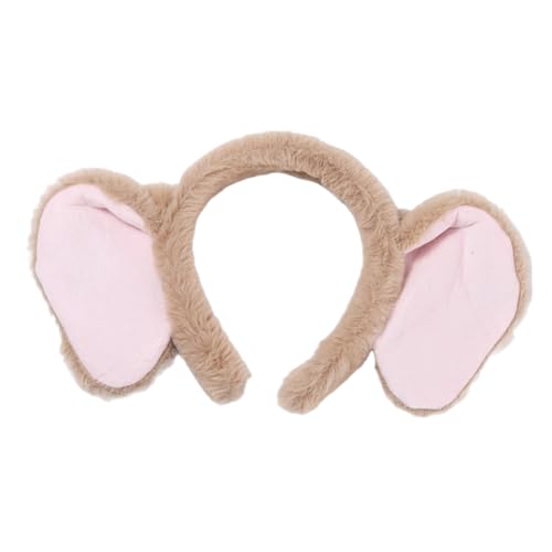 Plüsch Elefant Cartoon Stirnband Für Kinder Haarstücke Kopfbedeckung Weiches Haar Accessoire Für Make Up Und Hautpflege Säuglingskostümzubehör von YIZITU