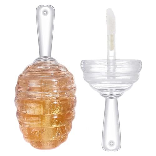 Plumping Honys Lippenöl Gloss Clear Lip Gloss Feuchtigkeitsende Nahrhafte Natürliche Dauerhafte Pflege von YIZITU