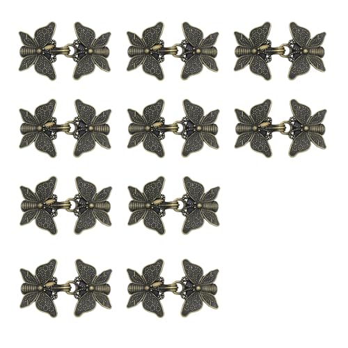 Pullover Clip Chain Chain Schal Pin Cape Clasp Strickjacke Klemmen Auf Hakenclip Für Frauen Schmetterlingsschal Sicher Grip Fashion Clips Set Set von YIZITU